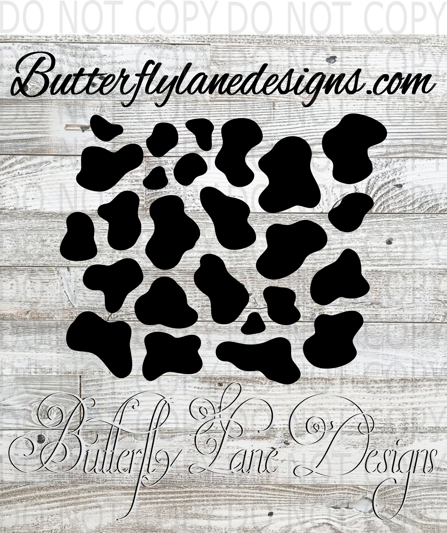 Cow pattern 01 Clear Decal :: VC Decal