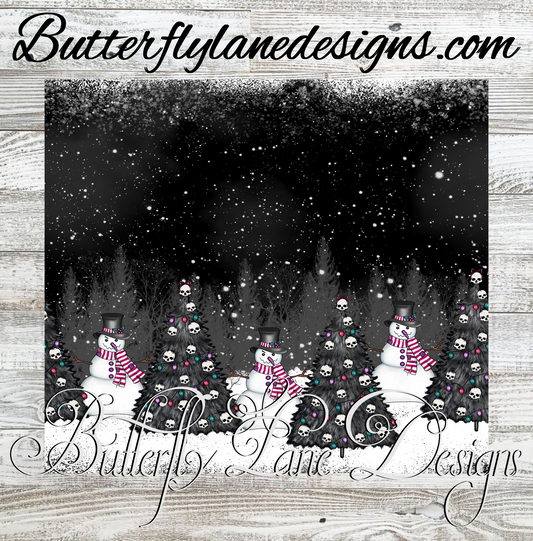 Creepy Christmas: Tumbler wrap