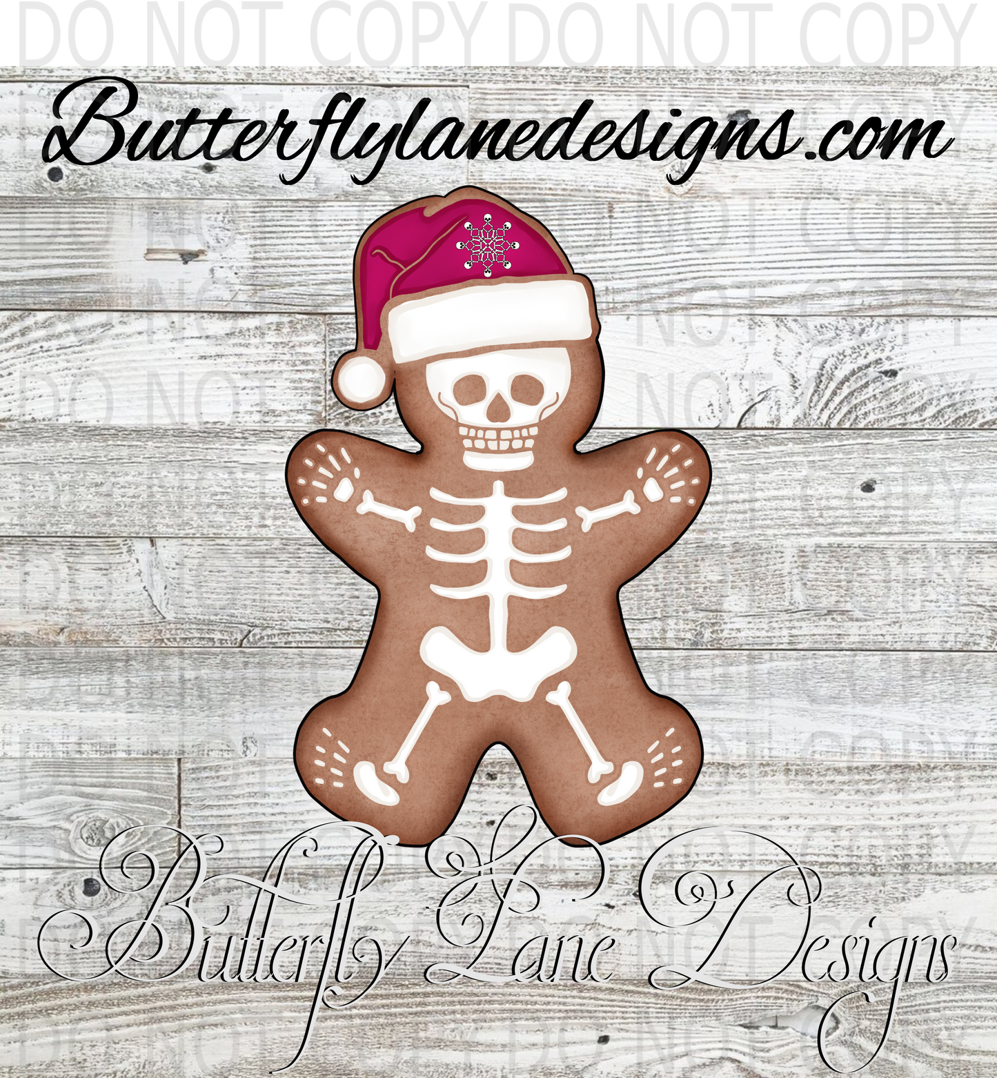 Creepy ginger bread man :: Clear Decal :: VC Decal