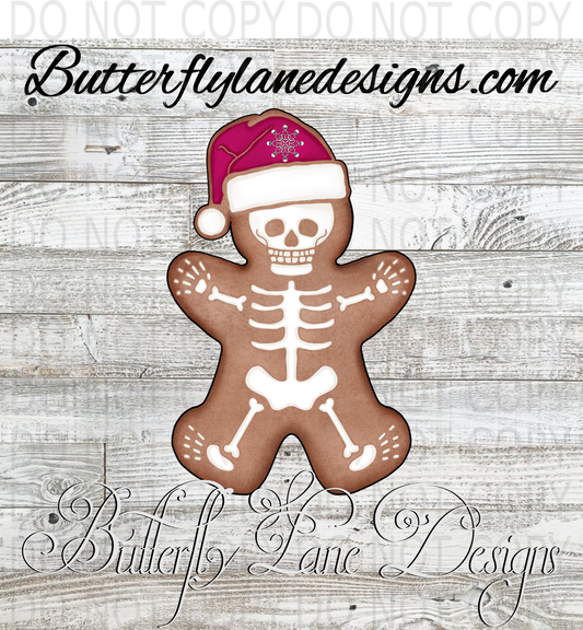 Creepy ginger bread man :: Clear Decal :: VC Decal