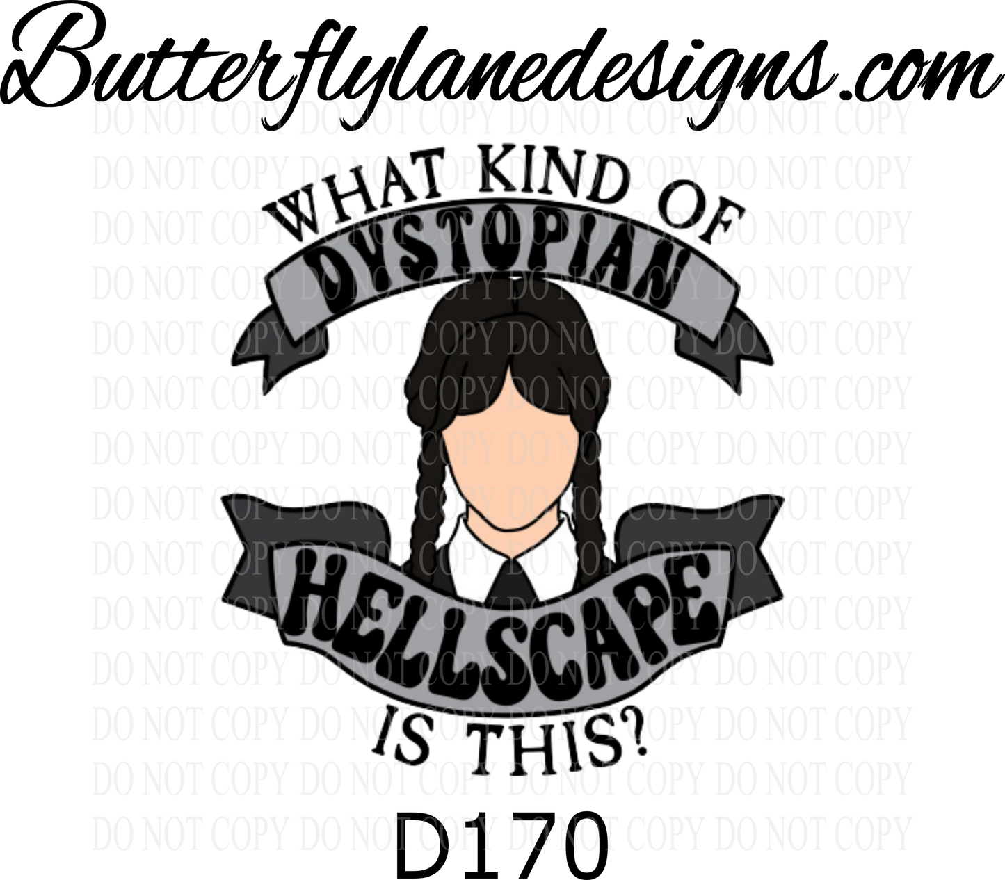 D170 Wednesday _Dystopian Hellscape :: Clear Decal :: VC Decal