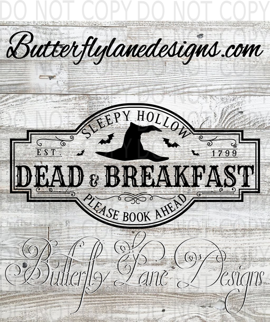 Dead-breakfast- Clear Decal :: VC Decal