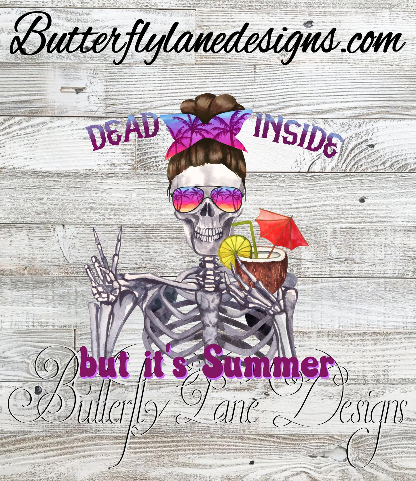 Dead inside but its summer :: Clear Decal or VCD