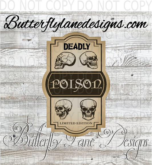 Deadly Poison- :: Clear Decal :: VC Decal