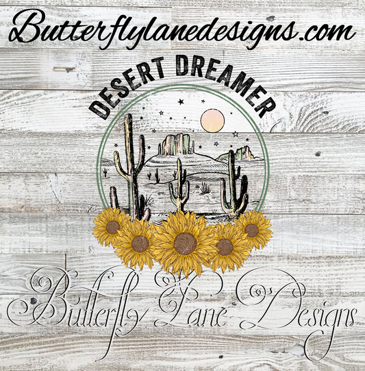 Desert Dreamer-sunflowers  :: Clear Decal :: VC Decal