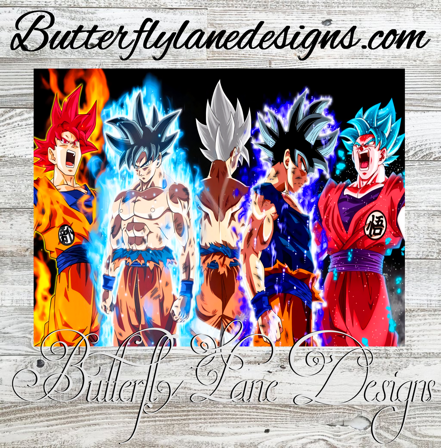 Dragon Ball-Wrap-:: White Cast Tumbler wrap