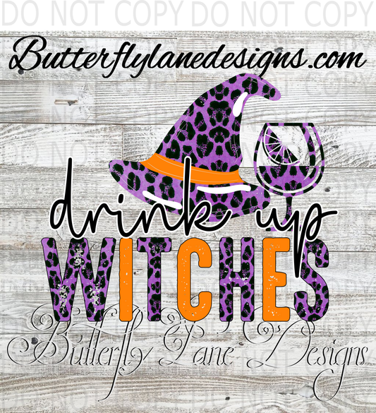 Drink up witches :: Clear Decal :: VC Decal