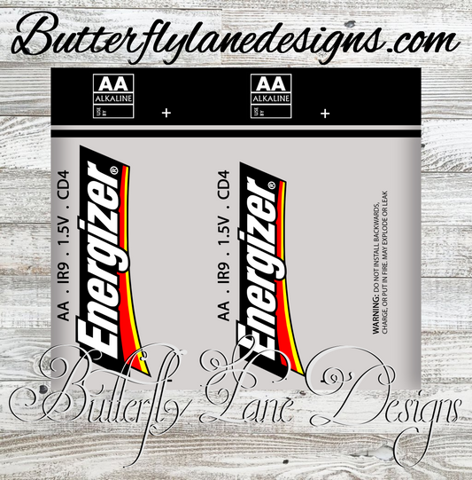 Energizer Battery :: White Cast Tumbler wrap