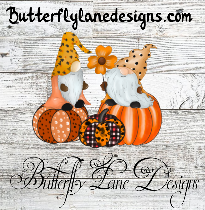 Fall Gnomes:: Clear Cast Decal