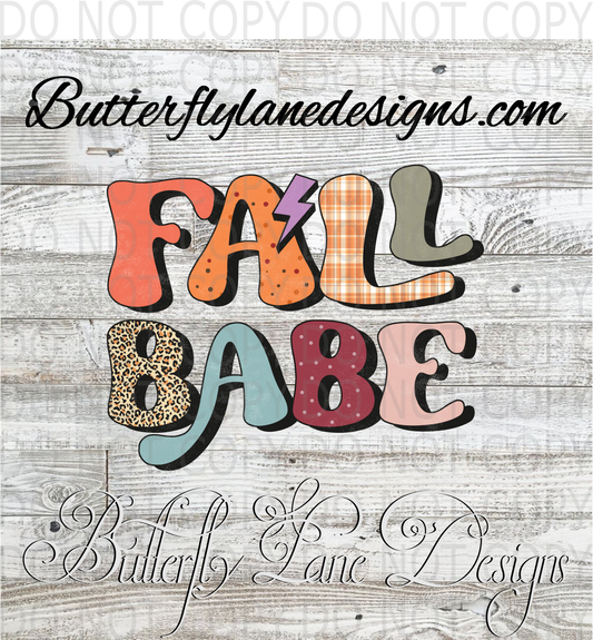Fall babe- :: Clear Decal :: VC Decal