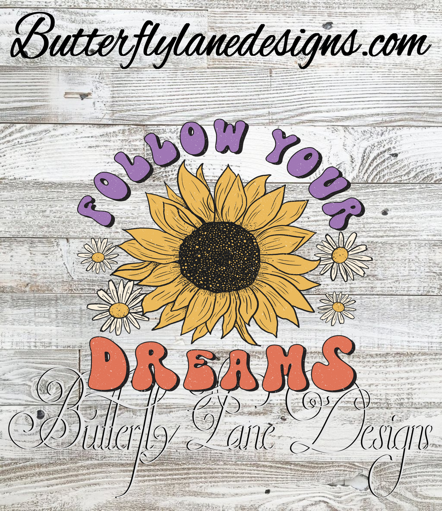 Follow your dreams-retro :: Clear Decal or VCD