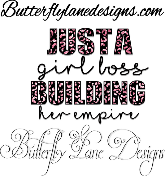 Just a Girl boss-running her empire  :: Clear Cast Decal