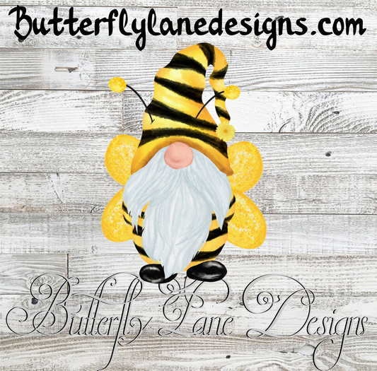 Bee Gnome 7- Honey Bee Gnome-Clear Cast
