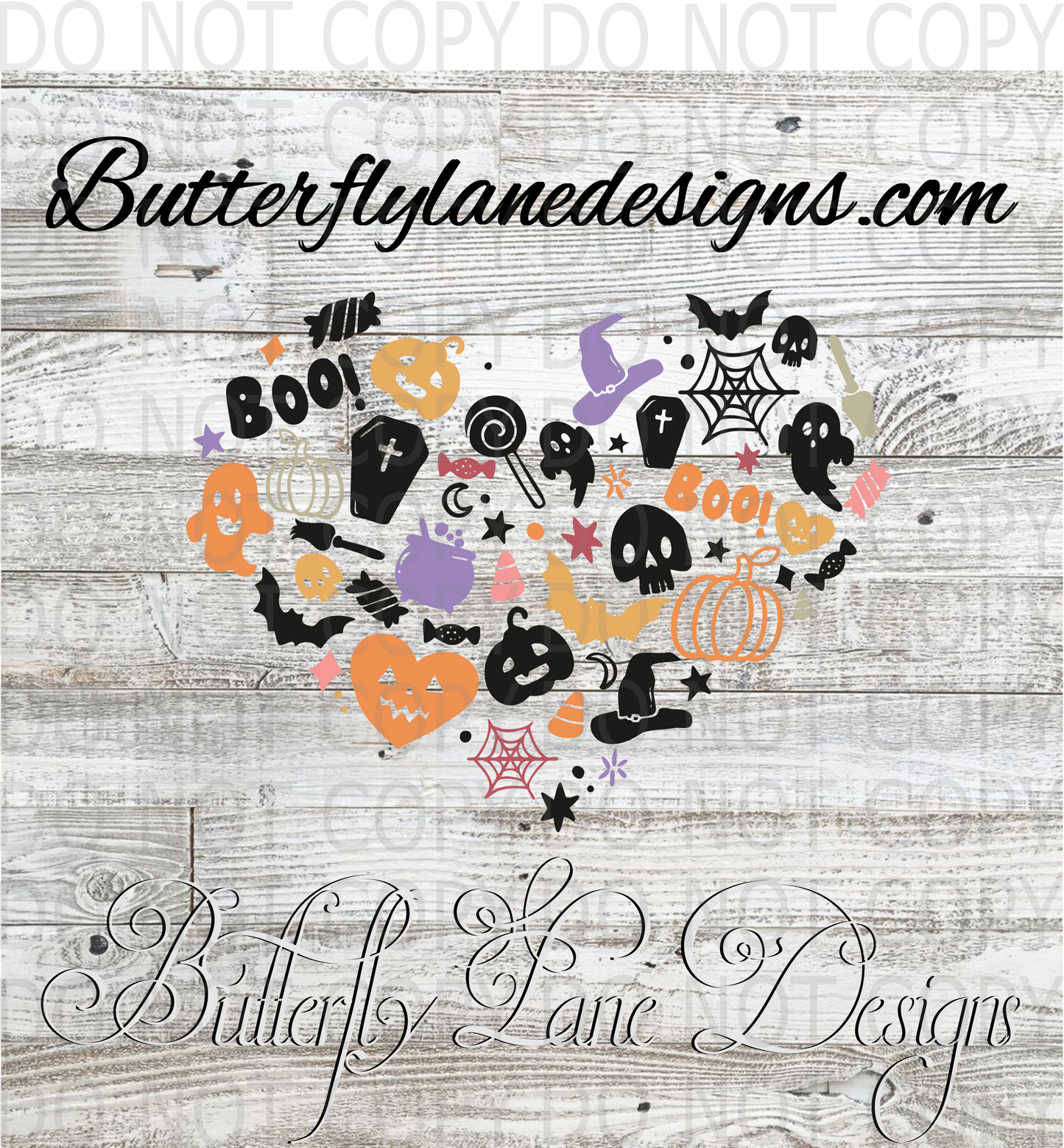 Halloween Heart elements- :: Clear Decal :: VC Decal