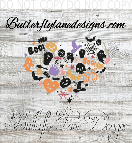 Halloween Heart elements- :: Clear Decal :: VC Decal