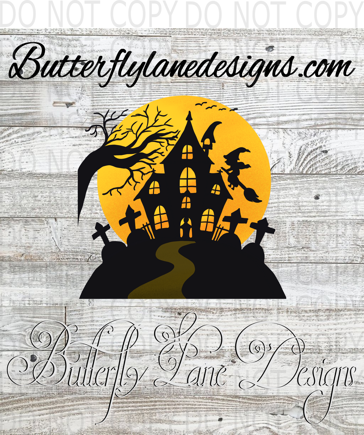 Halloween house 01-Clear Decal :: VC Decal