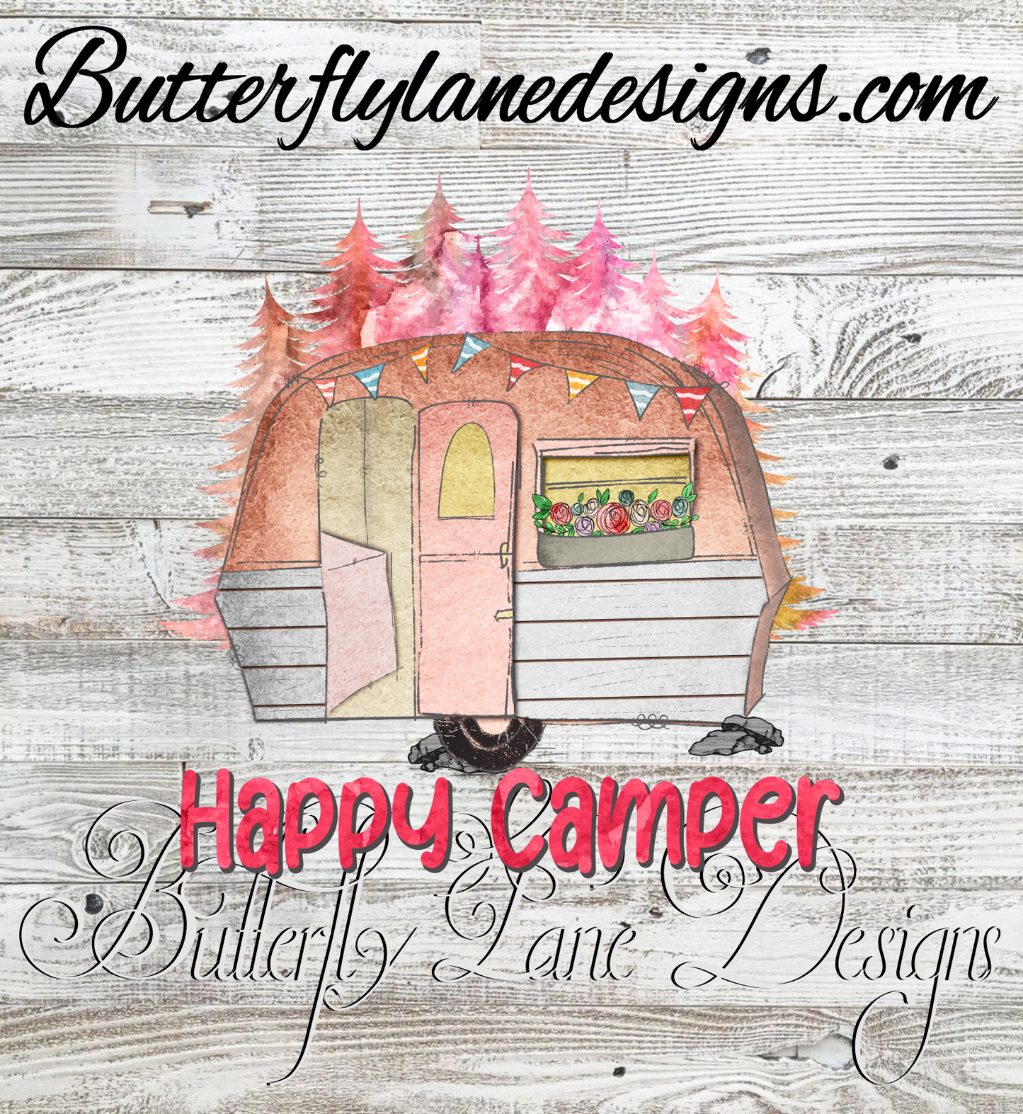 Happy Camper :: Clear Decal or VCD