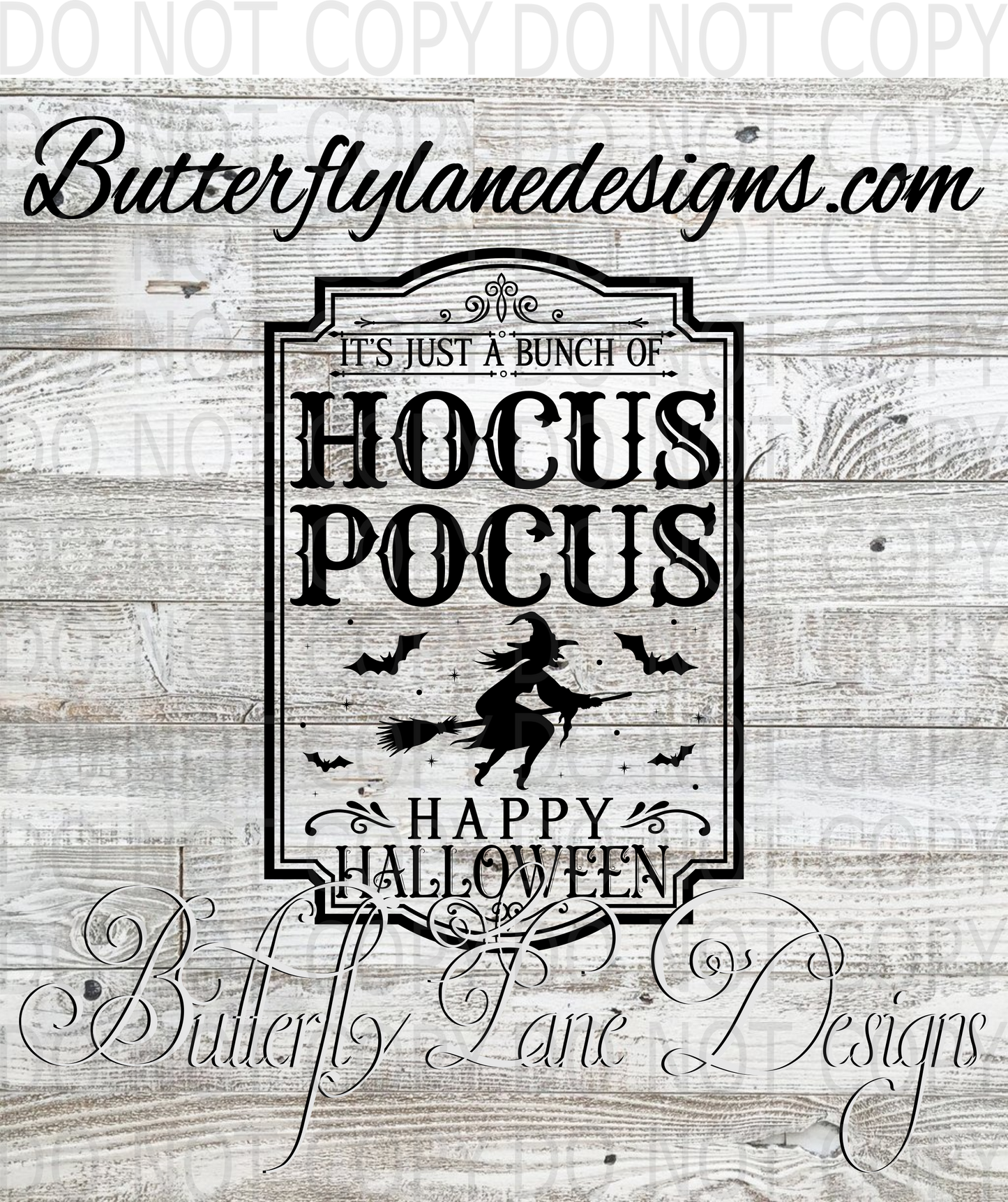 Hocus Pocus label-Clear Decal :: VC Decal