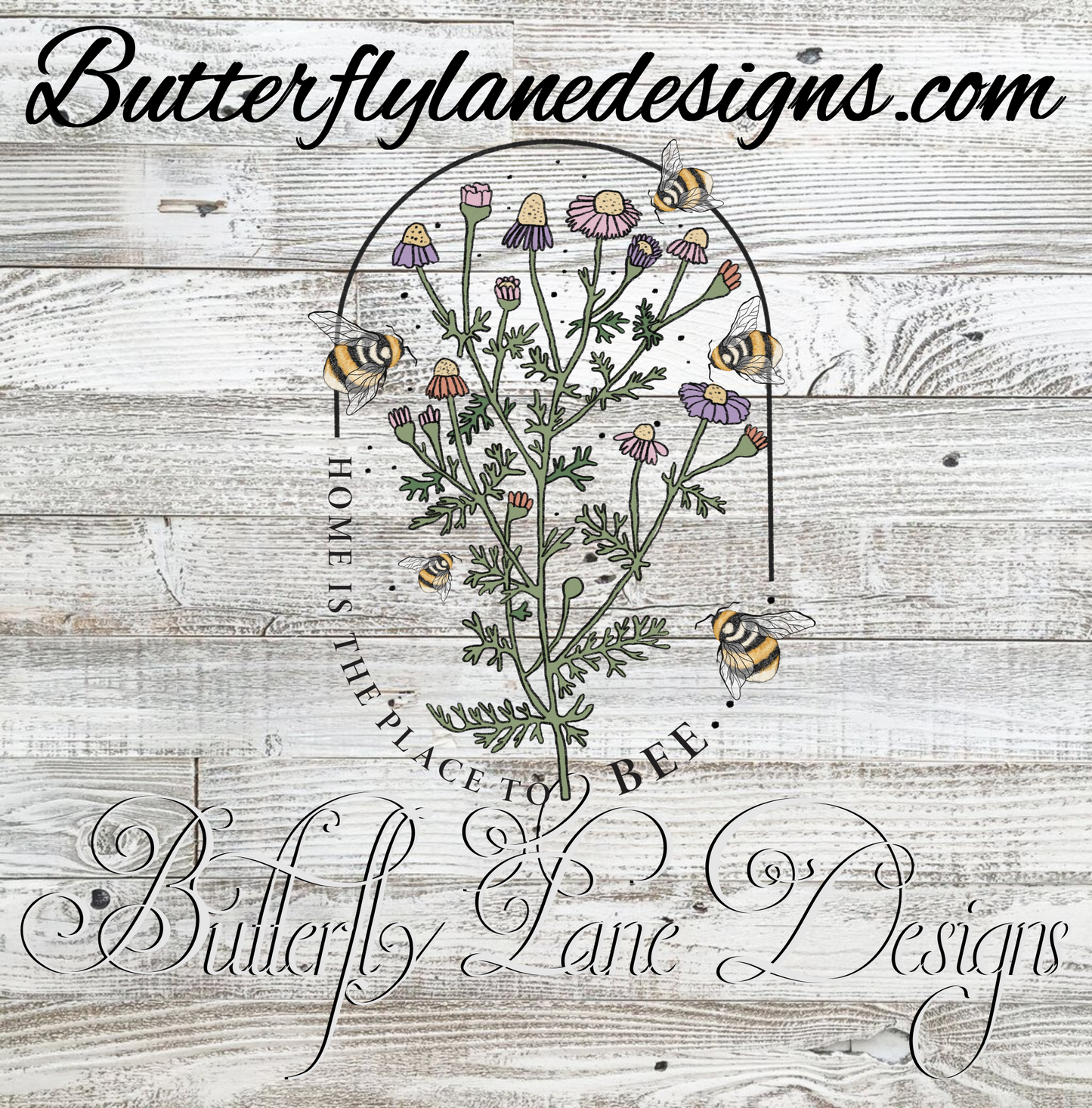 Home is the place to Bee :: Clear Decal :: VC Decal