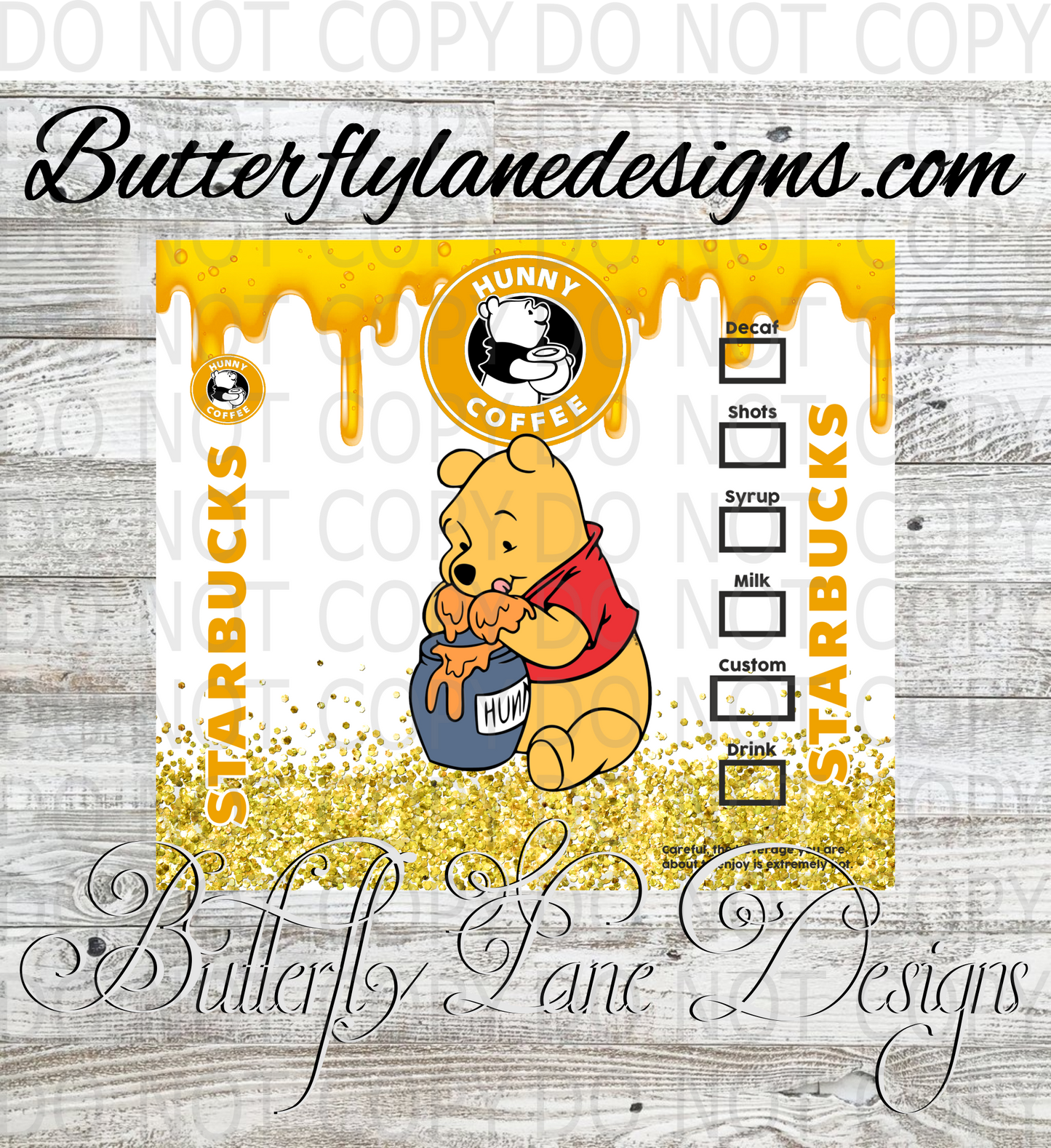 Honey Pot bear :: Tumbler wrap