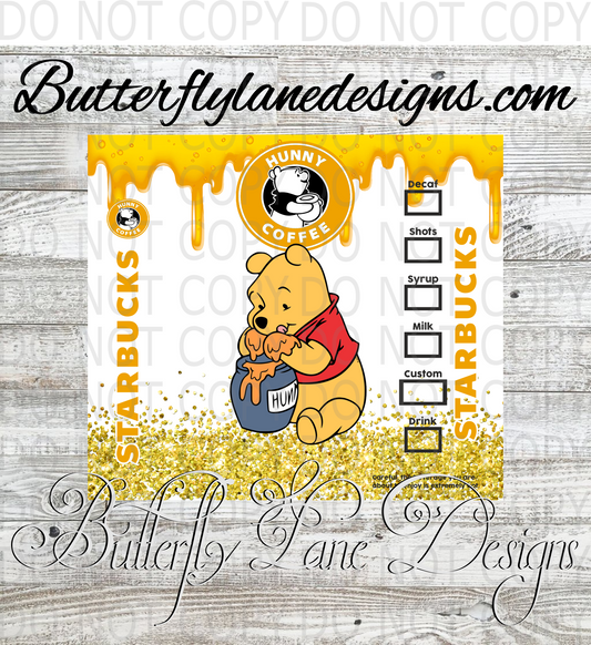 Honey Pot bear :: Tumbler wrap