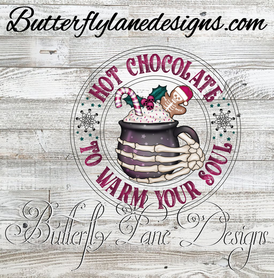 Hot Chocolate to warm your soul :: Clear Decal :: VC Decal