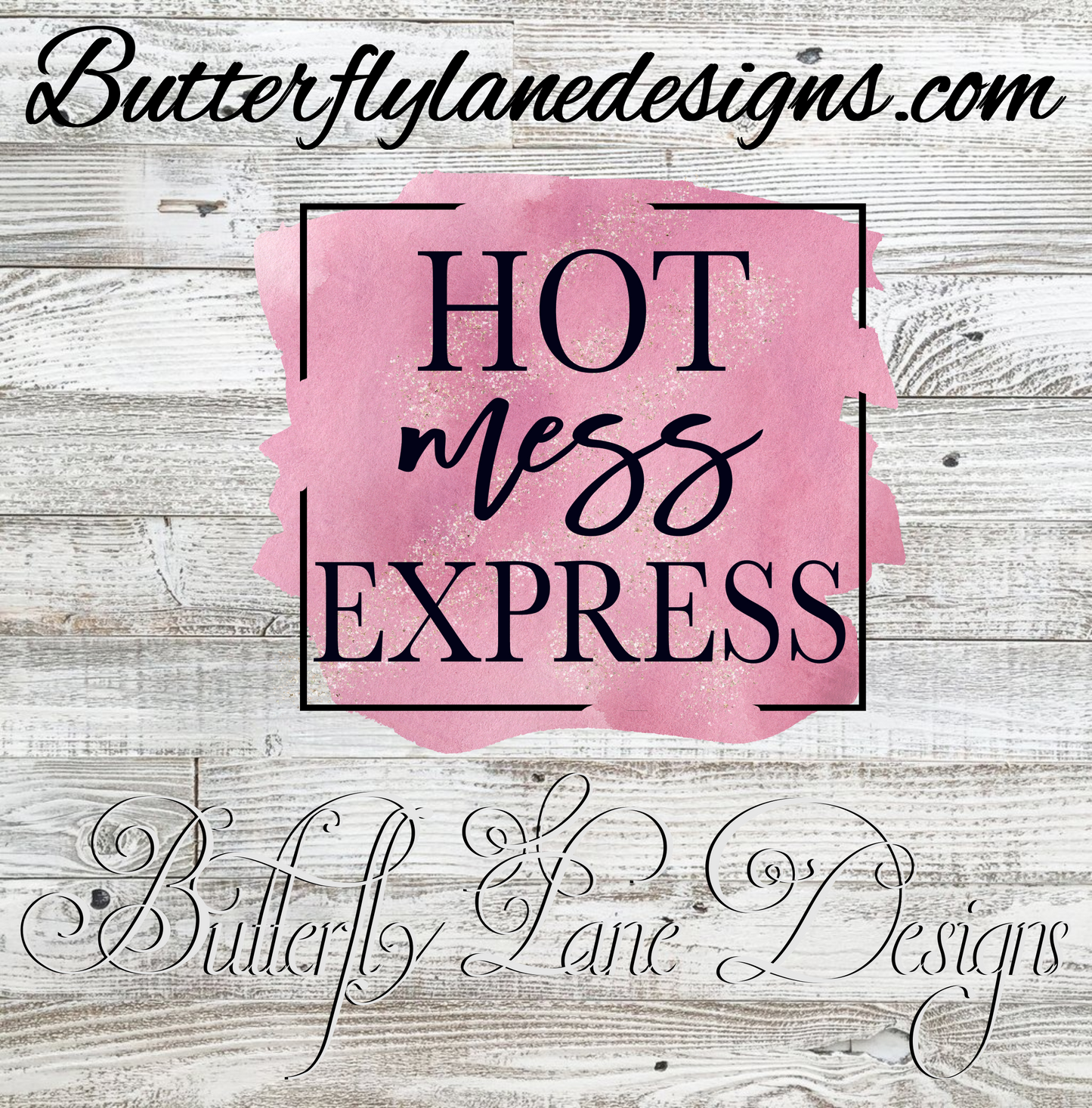 Hot mess express :: Clear Cast Decal