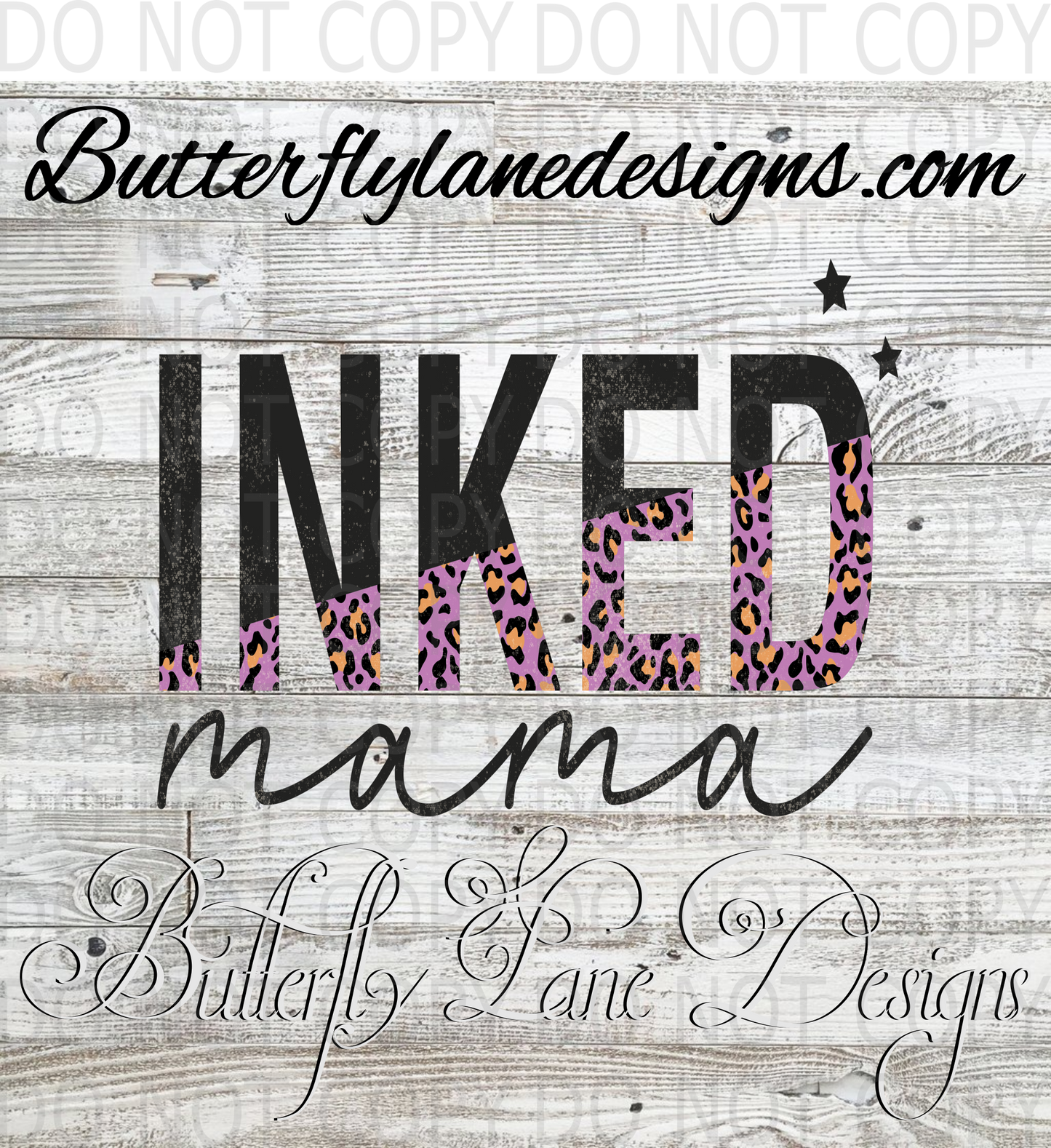 Inked Mama :: Clear Decal :: VC Decal