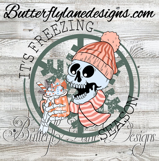 It's freezin season-peach-3 ::  Clear Decal :: VC Decal