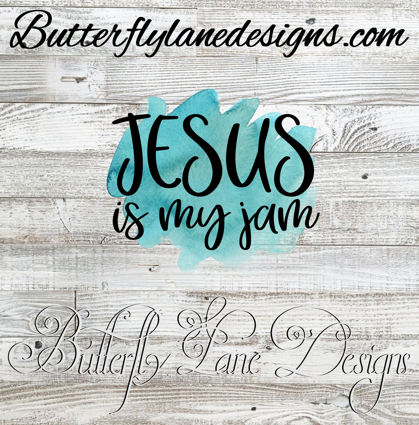 Jesus is my jam :: Clear Cast Decal