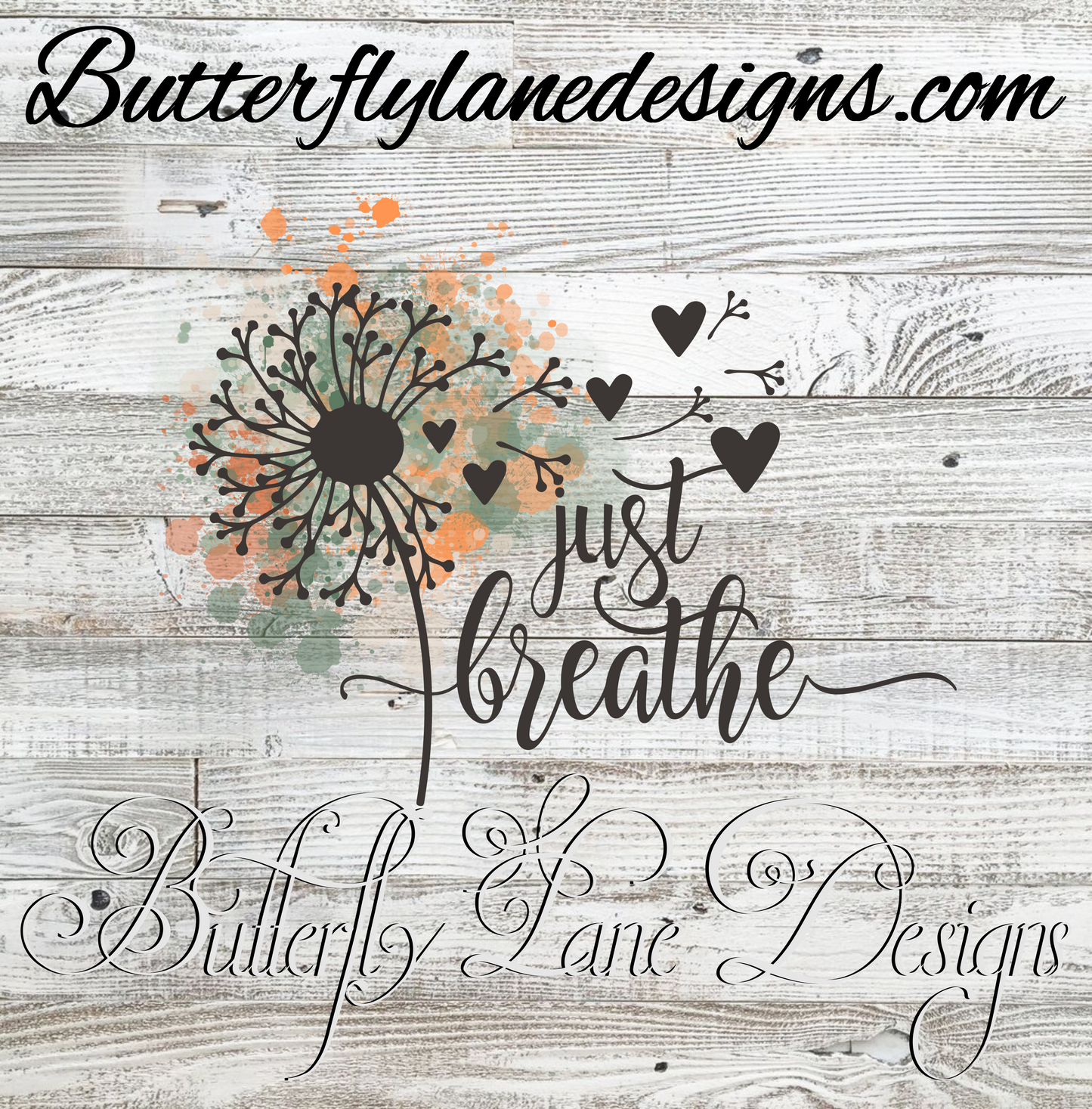 Just breath dandelion-vintage :: Clear Decal or VC Decal