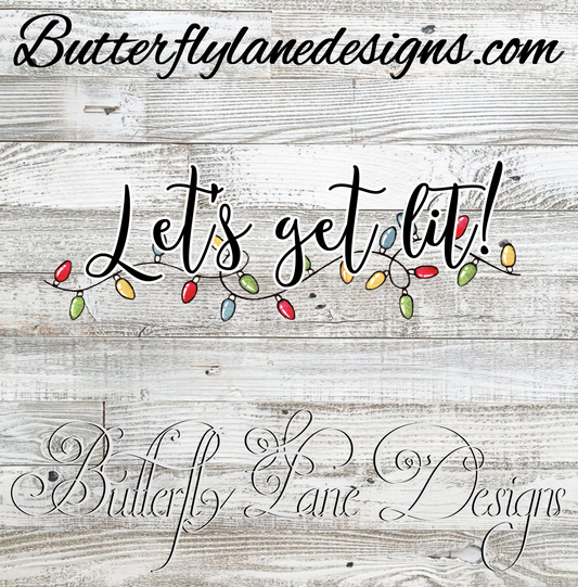 Let's get lit :: Clear Cast Decal