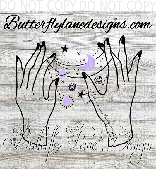 Magic is something you make-purple  :: Clear Decal :: VC Decal