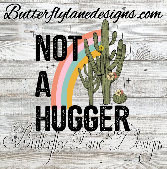 Not a hugger 01 :: Clear Decal :: VC Decal