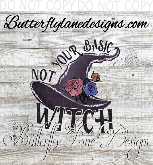 Not your basic witch-witchy :: Clear Decal :: VC Decal