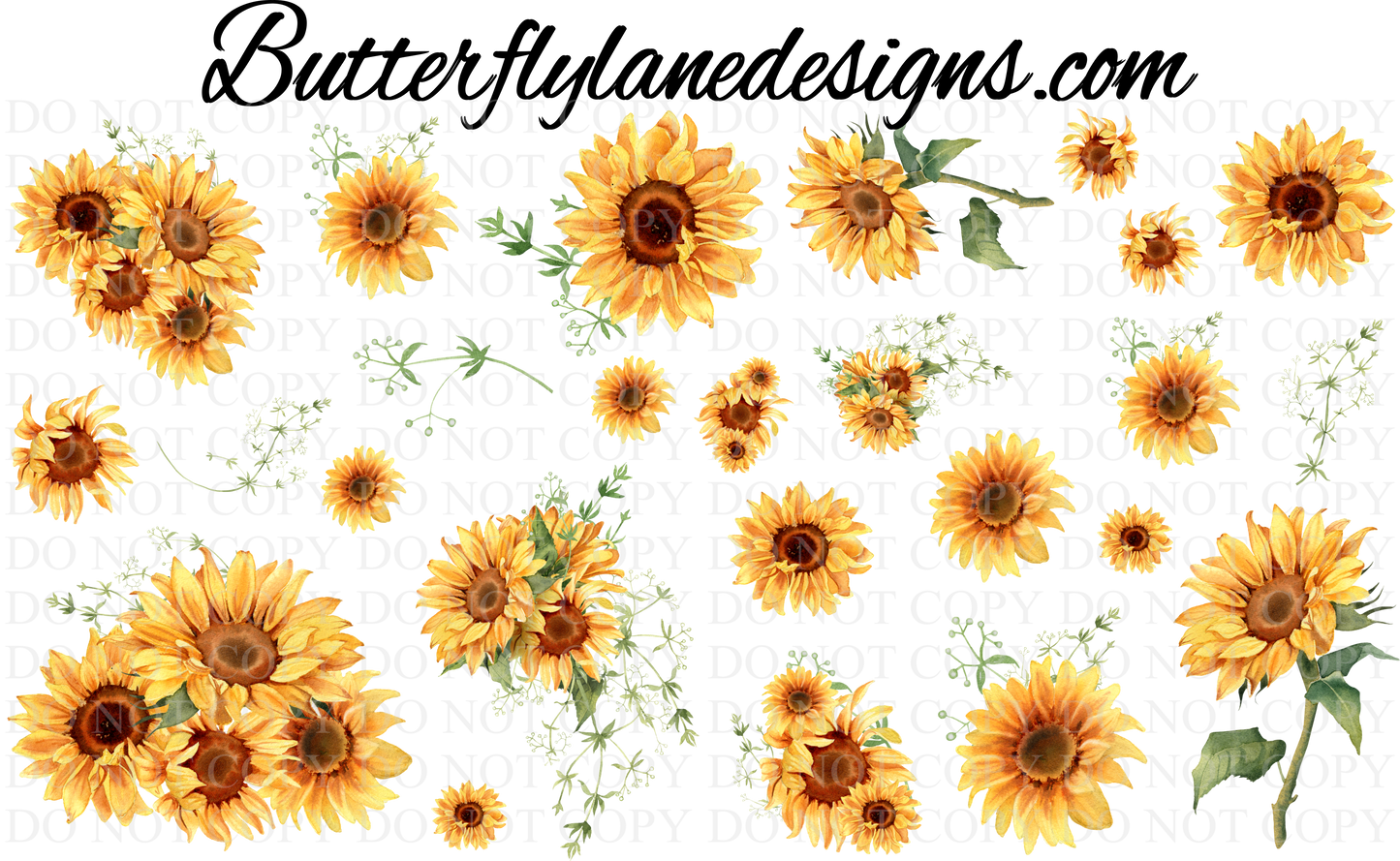 Oh My Sunshine 1-Sunflowers  :: V.C. Sheet