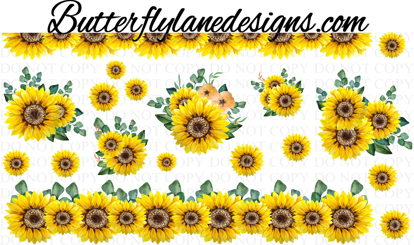 Oh My Sunshine 2-Sunflowers  :: V.C. Sheet