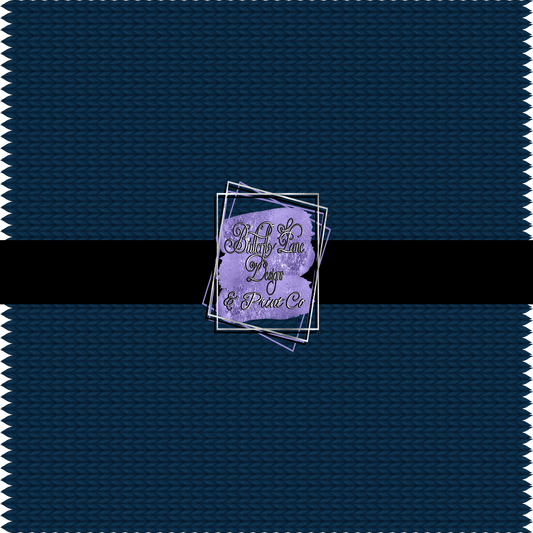 Blue tight knit  :: PV 332  Patterned Vinyl