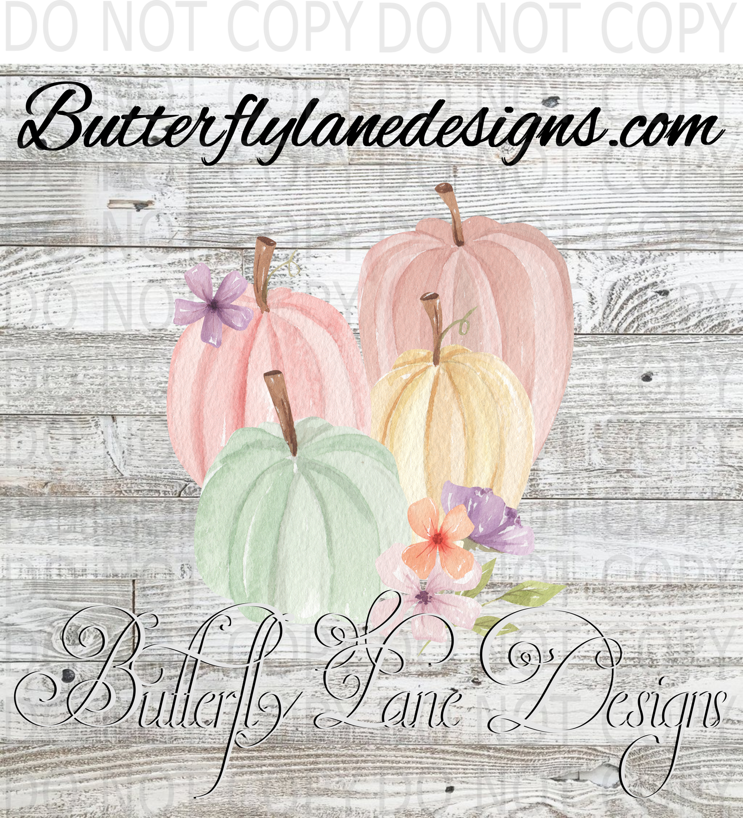 Pastel Pumpkinx4 :: Clear Decal :: VC Decal