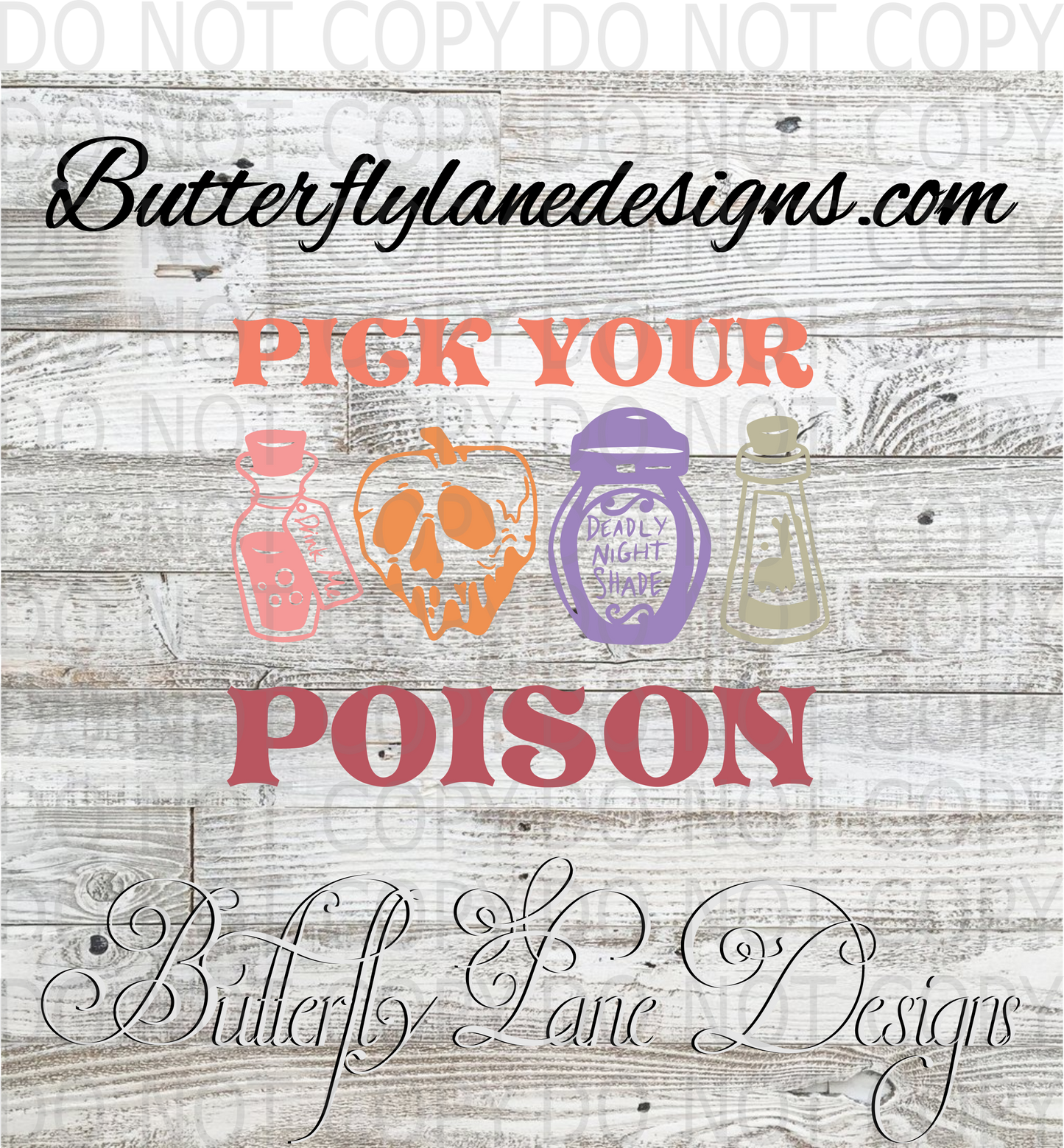 Pick your poison :: Clear Decal :: VC Decal