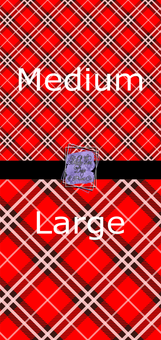 Plaid-Bright red-PV209 Patterned Vinyl