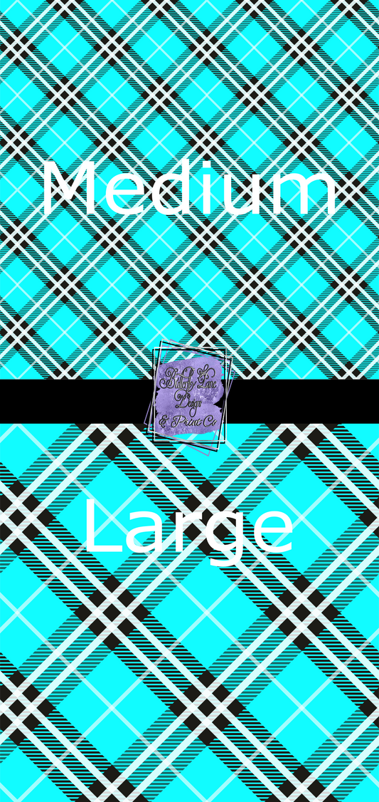 Plaid-Turquoise-PV216 Patterned Vinyl