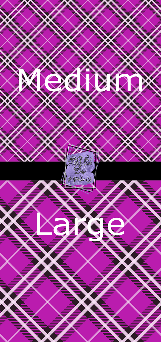 Plaid-Dark Pink - PV211 Patterned Vinyl