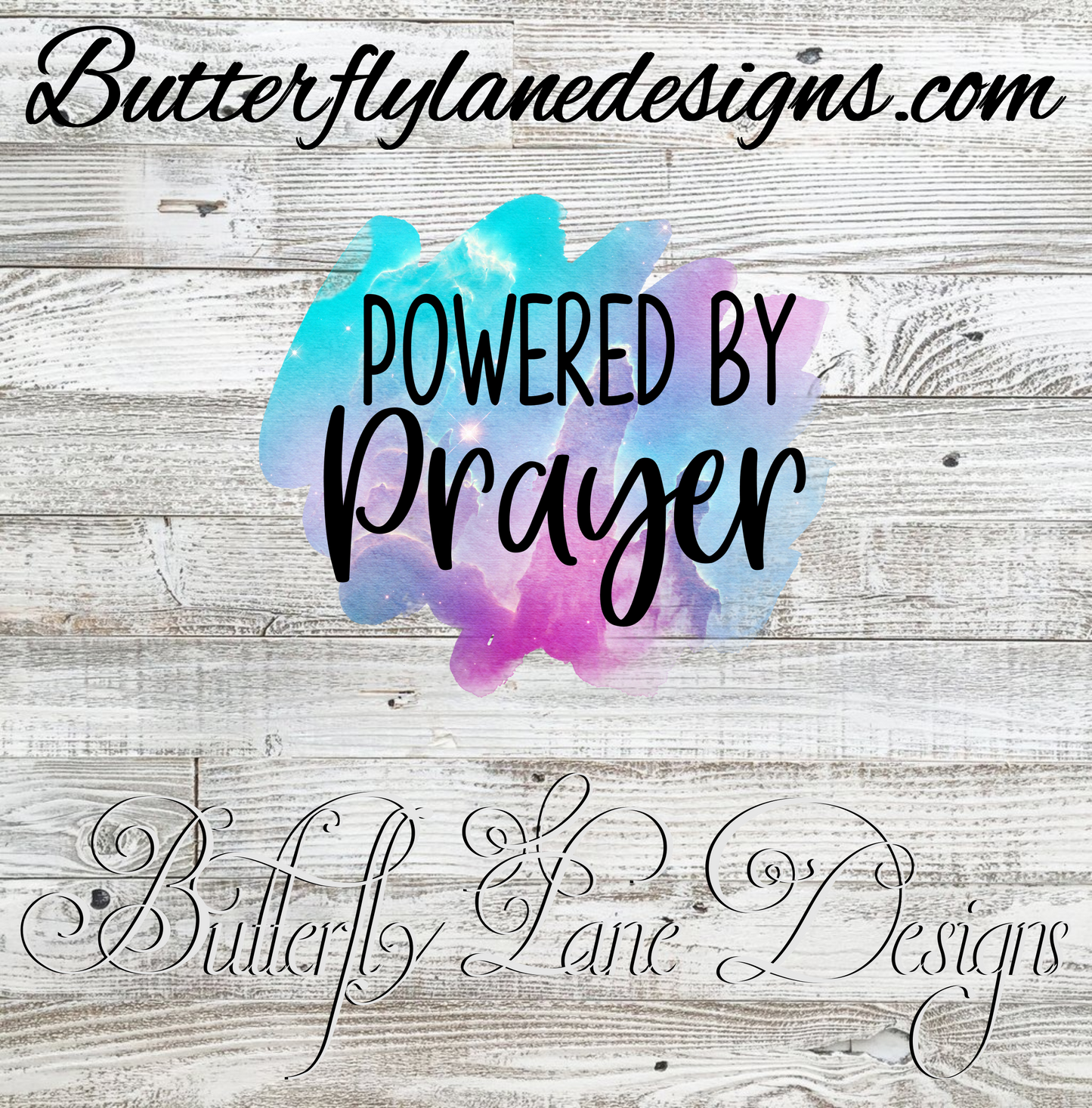 Powered by prayer-watercolor.  :: Clear Cast Decal