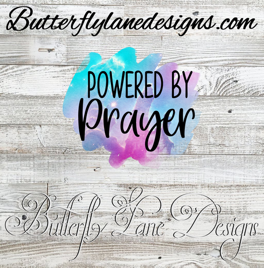 Powered by prayer-watercolor.  :: Clear Cast Decal