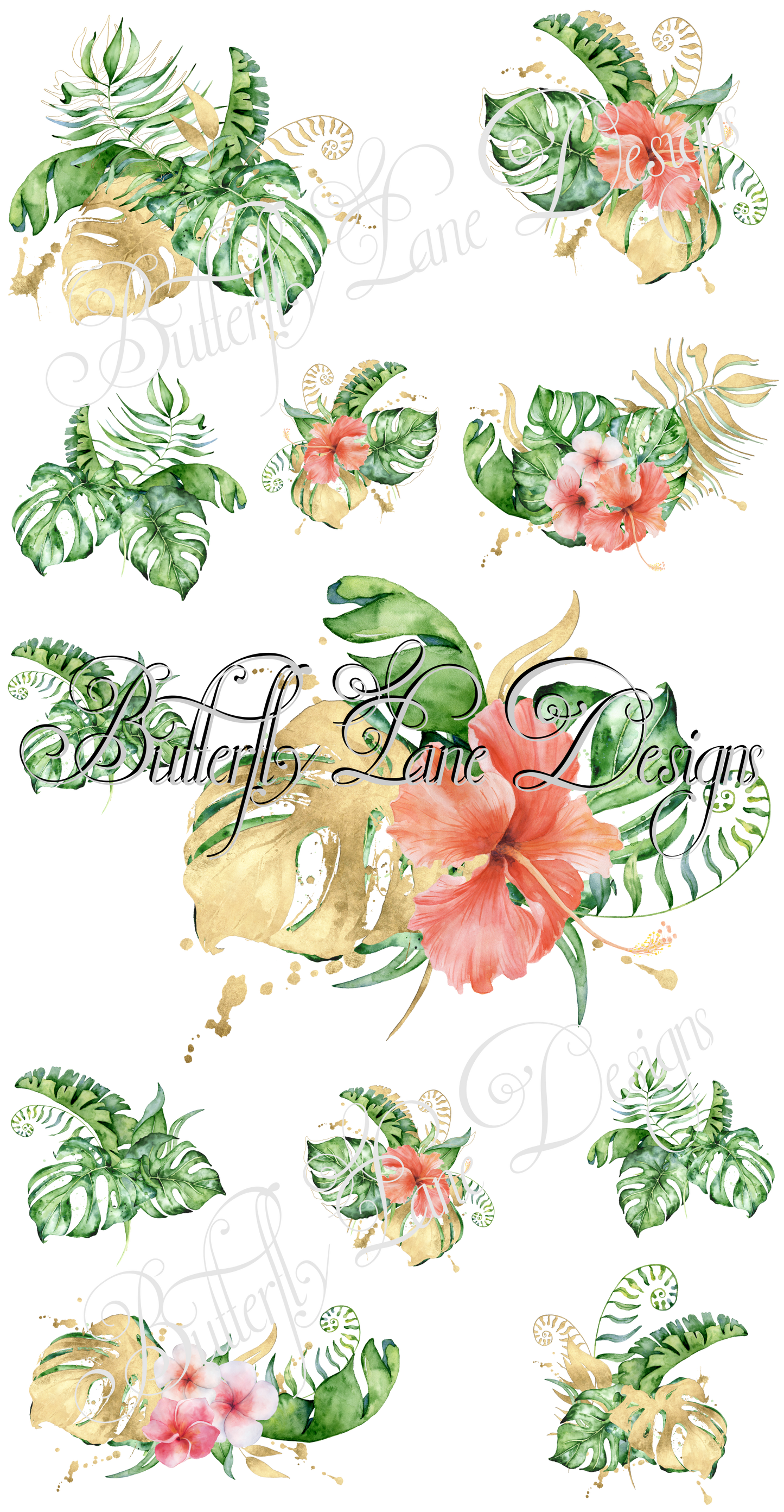 Princess Nala- Tropical Flowers 3  :: V.C. Sheet