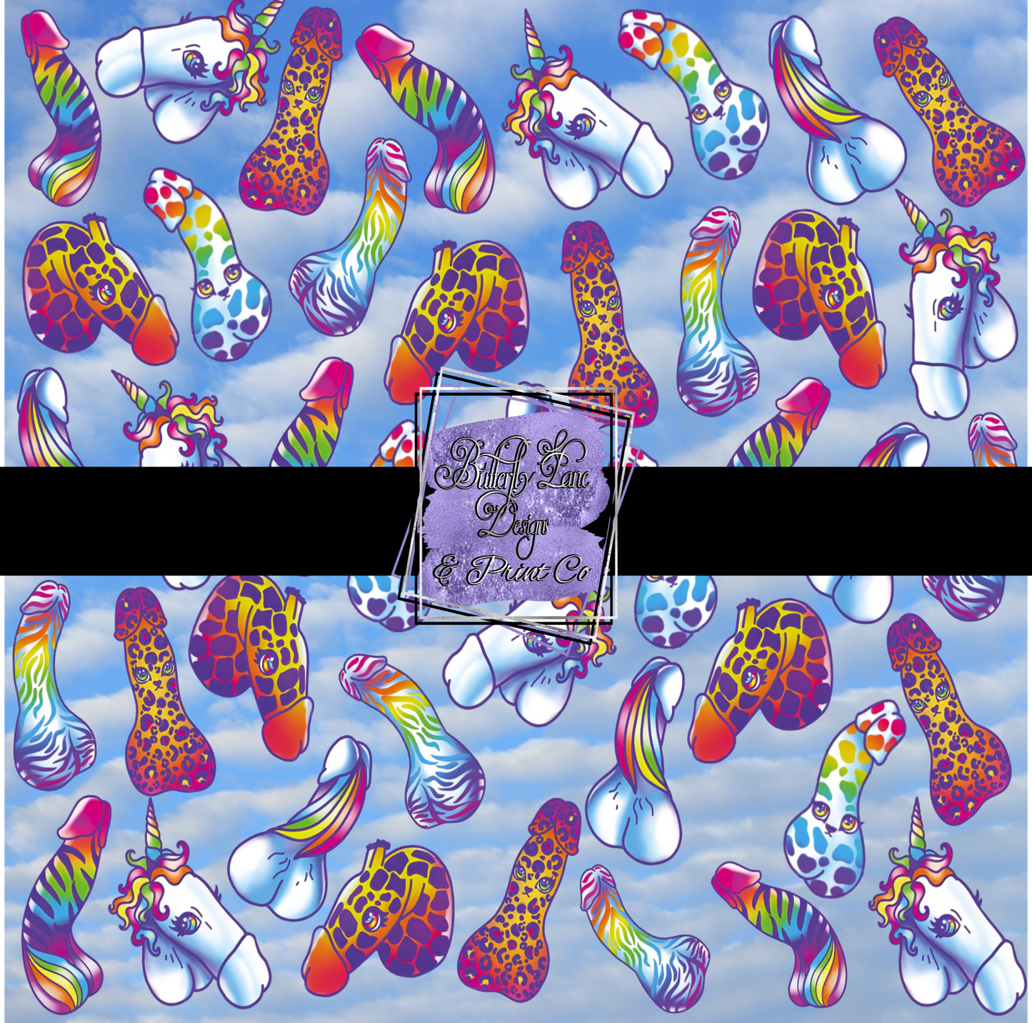 90's Color-Rainbow peen 04-PV 452 Patterned Vinyl