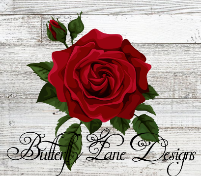 Red Rose with buds- :: Clear Decal :: VC Decal