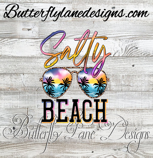 Salty Beach  :: Clear Decal :: VC Decal
