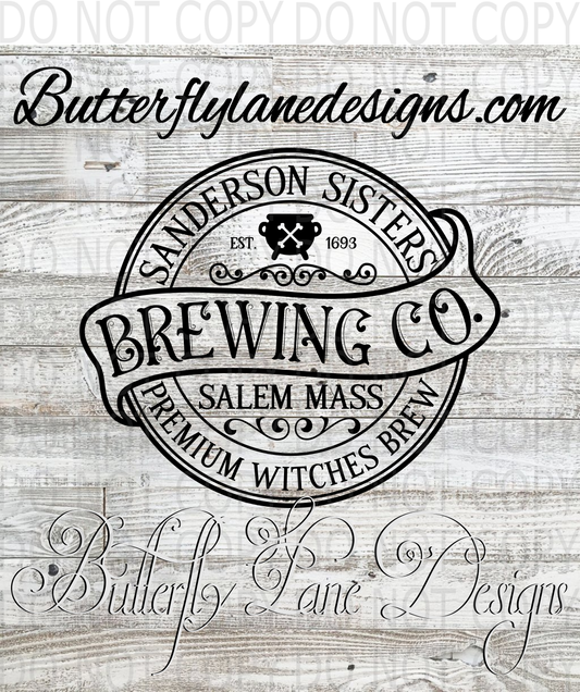 Sanderson Brewing Co-Clear Decal :: VC Decal